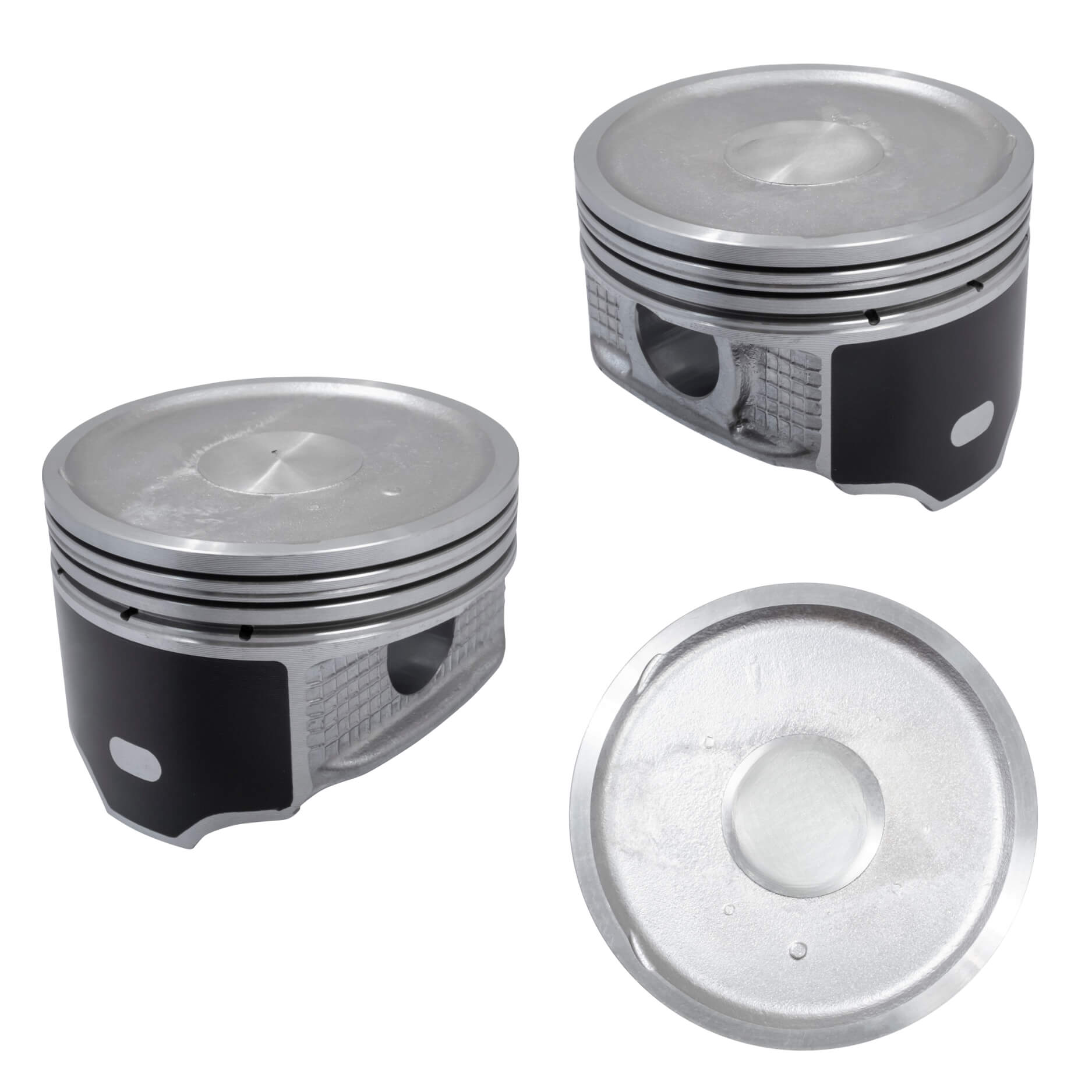 Pistones de motor para Mitsubishil4 2.4 l., (2351cc) SOHC 16 Válvulas, 4G69 (2003-2012), Outlander, Galant, Eclipse, Lancer Diámetro del cilindro [mm]: 87 Distancia de compresion [mm]: 28 1068