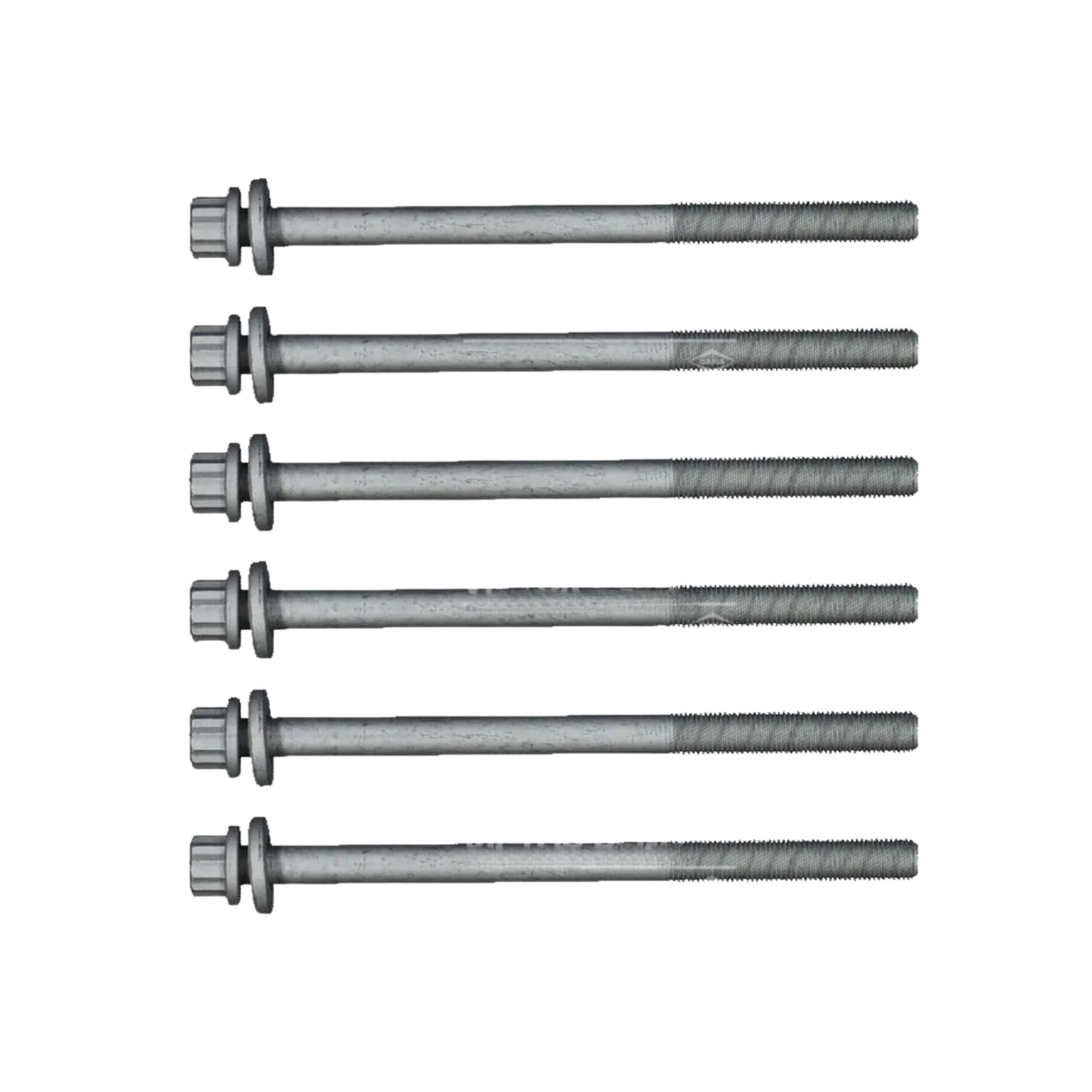 Juego de 6 tornillos para Subaru 2.5 l. A20F,F25, FB20V ,F25B, EJ255. Impreza, Forester, Outback, Crosstrek, DOHC H4 16 Válvulas (2012-2019) Diámetro Tornillo [mm]: 11 Largo Tornillo [mm]: 1.25 Paso de cuerda [mm]: 168 14-11012-01