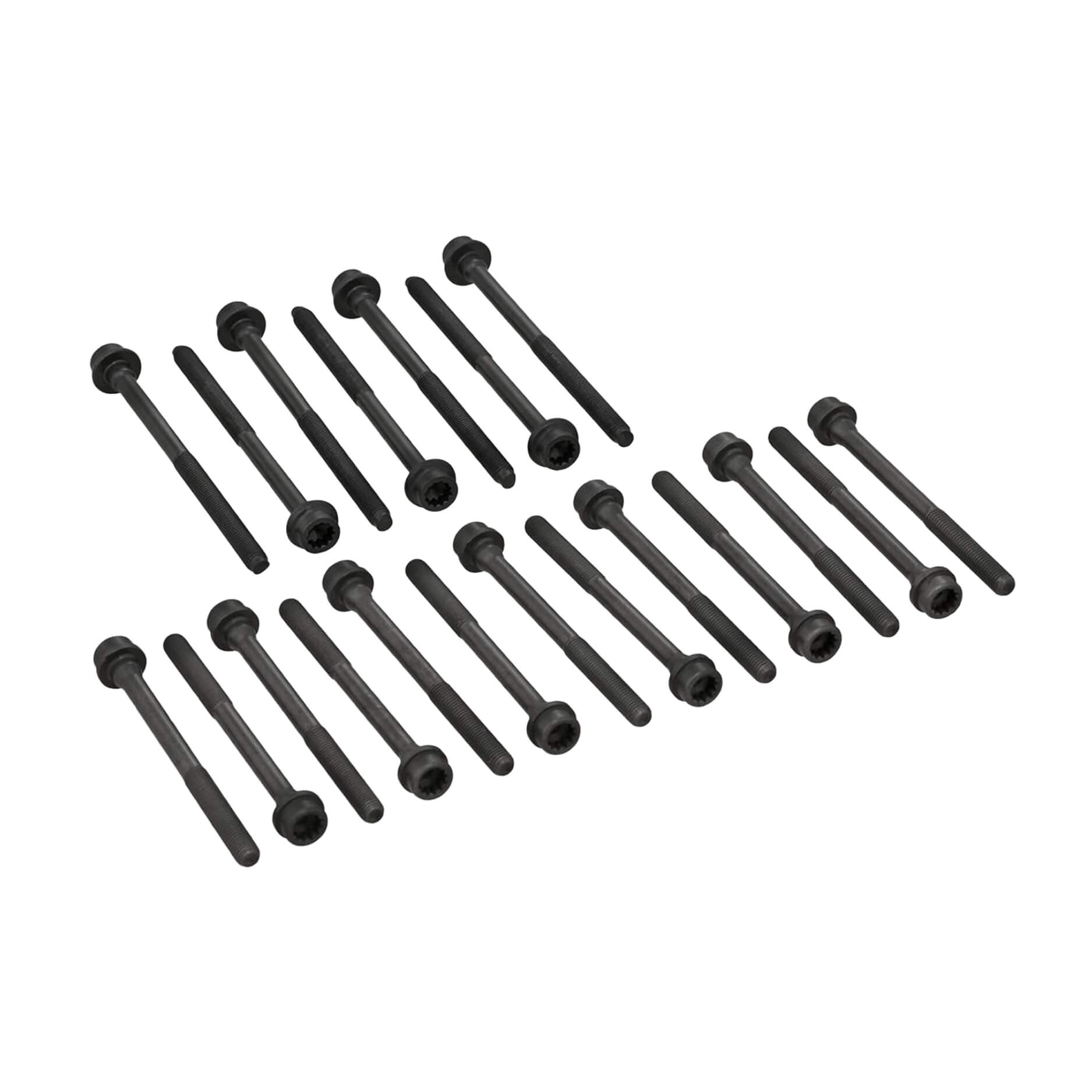 Juego de tornillos de cabeza Volkswagen, 3.6 l., CDVD, CWTA, VR6 FSI Passat CC (08-12), Phaeton (12-16), Touareg (10-16) DOHC 24 válvulas. Tornillo tipo 1: Diámetro Tornillo [mm]: 9 Largo Tornillo [mm]: 111 Paso de cuerda [mm]: 1.25 Tornillo tipo 2: Diámetro Tornillo [mm]: 9 Largo Tornillo [mm]: 141 Paso de cuerda [mm]: 1.25 14-32275-01