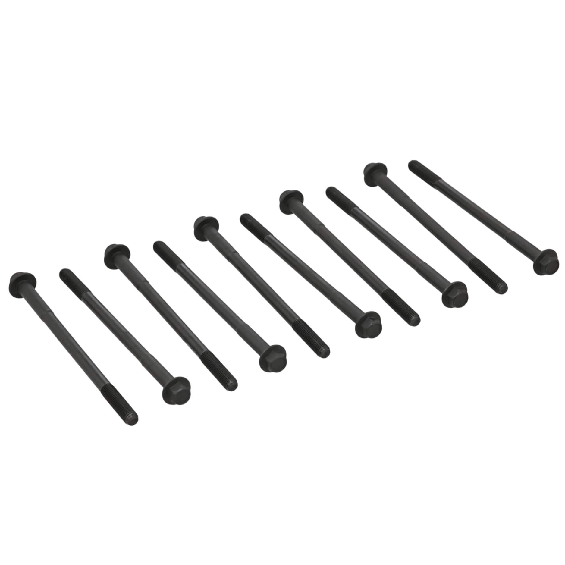 Juego de 10 tornillos para GM 1.4 / 1.6 l. 4 Cil, Chevrolet Aveo, Pontiac G3, Motor F16D, Chevy, C16NE, LXT, DOHC 16 Válvulas L14, VVT, MFI 08/12. LAMINADA Doble Lagrima Diámetro Tornillo [mm]: 10 Largo Tornillo [mm]: 166 Paso de cuerda [mm]: 1.25 14-32325-01