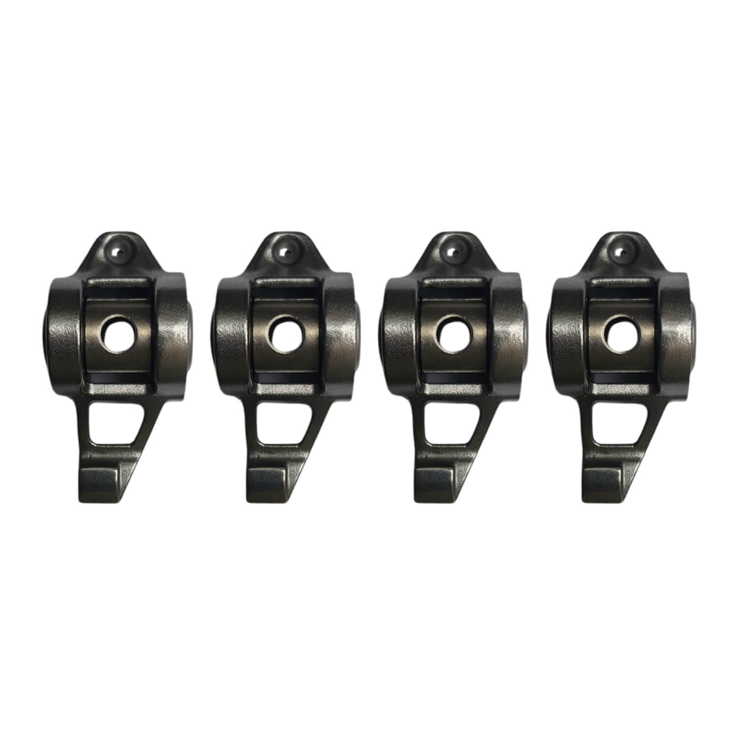 Juego de 4 balancines de admisión para Chevrolet 4.8 l. (293) OHV 16 Val. LR4 Vortec Gen III VIN C, V, A (1999-04) Silverado 1500, 2500, Cheyenne, Express, Savana 2500, 3500, Tahoe, Yukon 5.3 l. (323) OHV 16 Val. LM7, Vortec Flex Fuel Gen III VIN T, Z, P (2004-07) Silverado, Cheyenne, Avalanche, Express. Suburban, Tahoe, Trailblazer, Envoy, Savana, Sierra, Yukon, Bravada, C3500. 6.0 l. (364) OHV 16 Val. Vortec LQ4, VIN 6, H, N, U (2002-09) Silverado 1500,2500, Suburban 2500, Sierra 1500, 2500, Yukon 1500, 2500, Express 2500, 3500, Savana 2500, 3500, TrailBlazer GM V8 6.0 l. (364) OHV 16 Válvulas LY6, L96, LC8 Flex Fuel Ecotec Gen IV, VIN K, G, 8, V, (07-20) 6.2 l. (376) OHV 16 Val. Vortec Gen IV, L94, L9H, L99 (11-15) (Block Aluminio) Motor AFM (Gestión Activa de Combustible) "Desactiva 4 Cilindros" B248H
