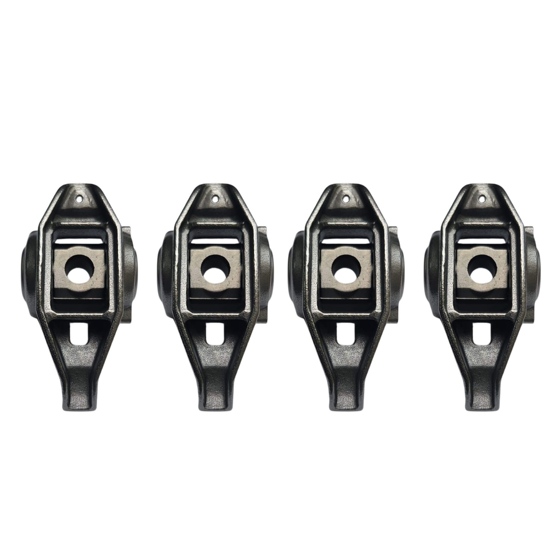 Juego de 4 balancines de escape para Chevrolet 4.8 l. (293) OHV 16 Válvulas, LR4 Vortec Gen III VIN C, V, A (1999-04) Silverado 1500, 2500, Cheyenne, Express, Savana 2500, 3500, Tahoe, Yukon 5.3 l. (323) OHV 16 Válvulas, LM7, Vortec Flex Fuel Gen III VIN T, Z, P (2004-07) Silverado, Cheyenne, Avalanche, Express. Suburban, Tahoe, Trailblazer, Envoy, Savana, Sierra, Yukon, Bravada, C3500. 6.0 l. (364) OHV 16 Válvulas, Vortec LQ4, VIN 6, H, N, U (2002-09) Silverado 1500,2500, Suburban 2500, Sierra 1500, 2500, Yukon 1500, 2500, Express 2500, 3500, Savana 2500, 3500, TrailBlazer GM V8 6.0 l. (364) OHV 16 Válvulas, LY6, L96, LC8 Flex Fuel Ecotec Gen IV, VIN K, G, 8, V, (07-20) 6.2 l. (376) OHV 16 Válvulas, Vortec Gen IV, L94, L9H, L99 (11-15) (Block Aluminio) Motor AFM (Gestión Activa de Combustible) "Desactiva 4 Cilindros" B249H