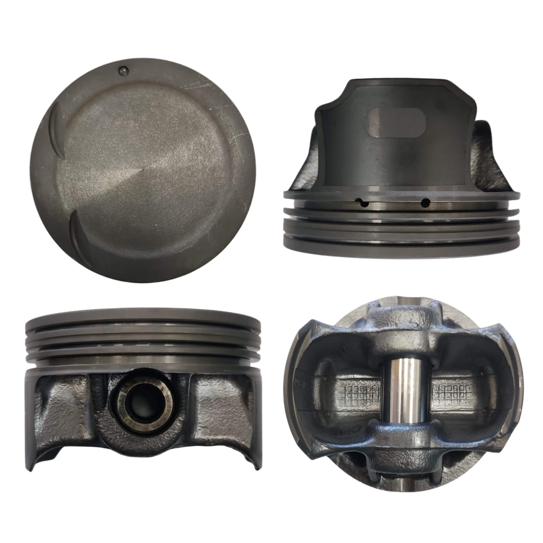 Juego de 4 pistones para Fiat Dodge L4 1.6 l. (1598cc) DOHC 16 Válvulas E Torq, 2014- 17 Palio, Strada, Ram 700, Vision Distancia de compresión [mm]: 25.30 Diámetro cilindro [mm]: 77 Diámetro perno [mm]: 18.99 Largo perno [mm]: 54.50 1193