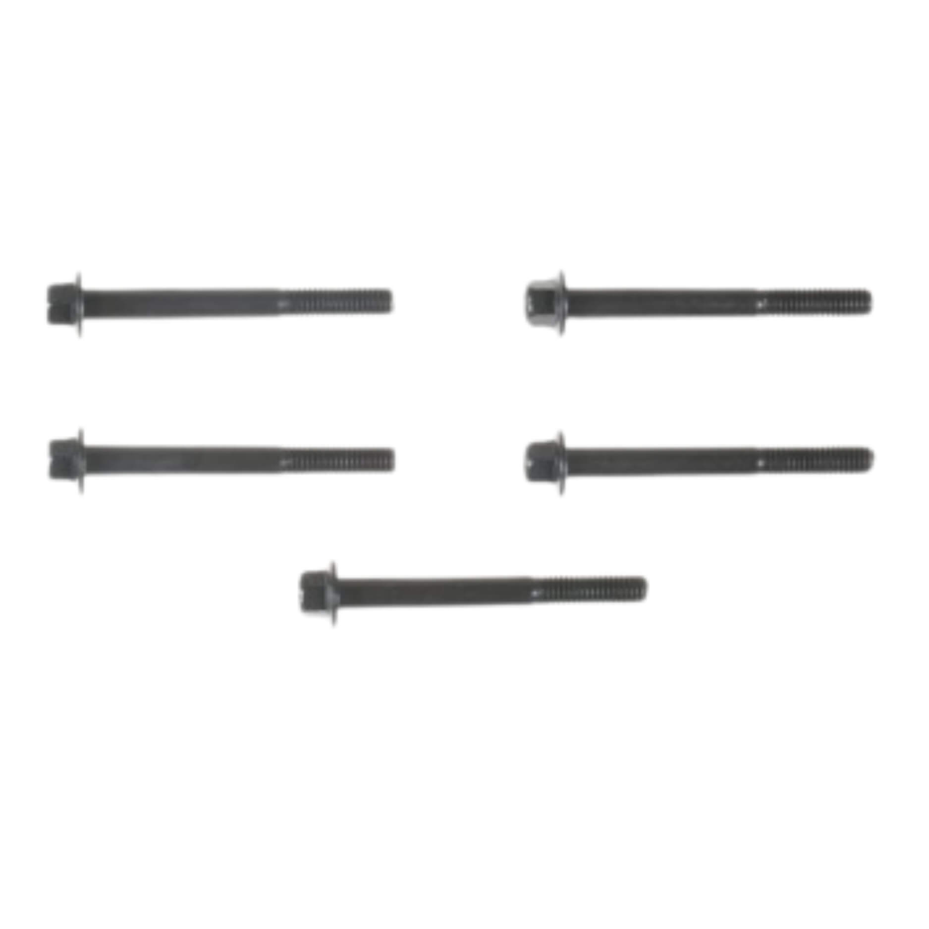 Juego de 5 tornillos laterales de cabeza para Ford Navistar 6.0 / 6.4 l. Power Stroke Diesel Turbo E-350 E-450 F-250 F-350 F-450 F-550 V8, 32V, OHV, Pick Up , F-250, 350, 450, 550 Super Duty Motor 391Cu. Powerstroke Turbo Diesel. 08/14, Maxxforce 7, Biturbo 03-10 Diámetro Tornillo [mm]: 8 Largo Tornillo [mm]: 70 Paso de cuerda [mm]: 1.25 14-10094-01