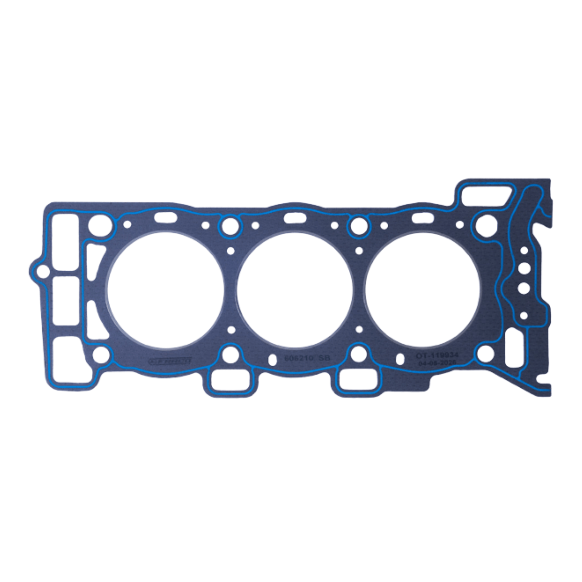 Junta de cabeza para Chevrolet, GM, 3.0 l., V6, 24 Válvulas, DOHC, Allure, LaCrosse 2010, CTS 10/14, SRX 10/11, Captiva Sport 10/15, Equinox, Terrain 10/12, LF1, LFW; Grafitada, 1.40 mm, Derecha HGX-6062101-SB