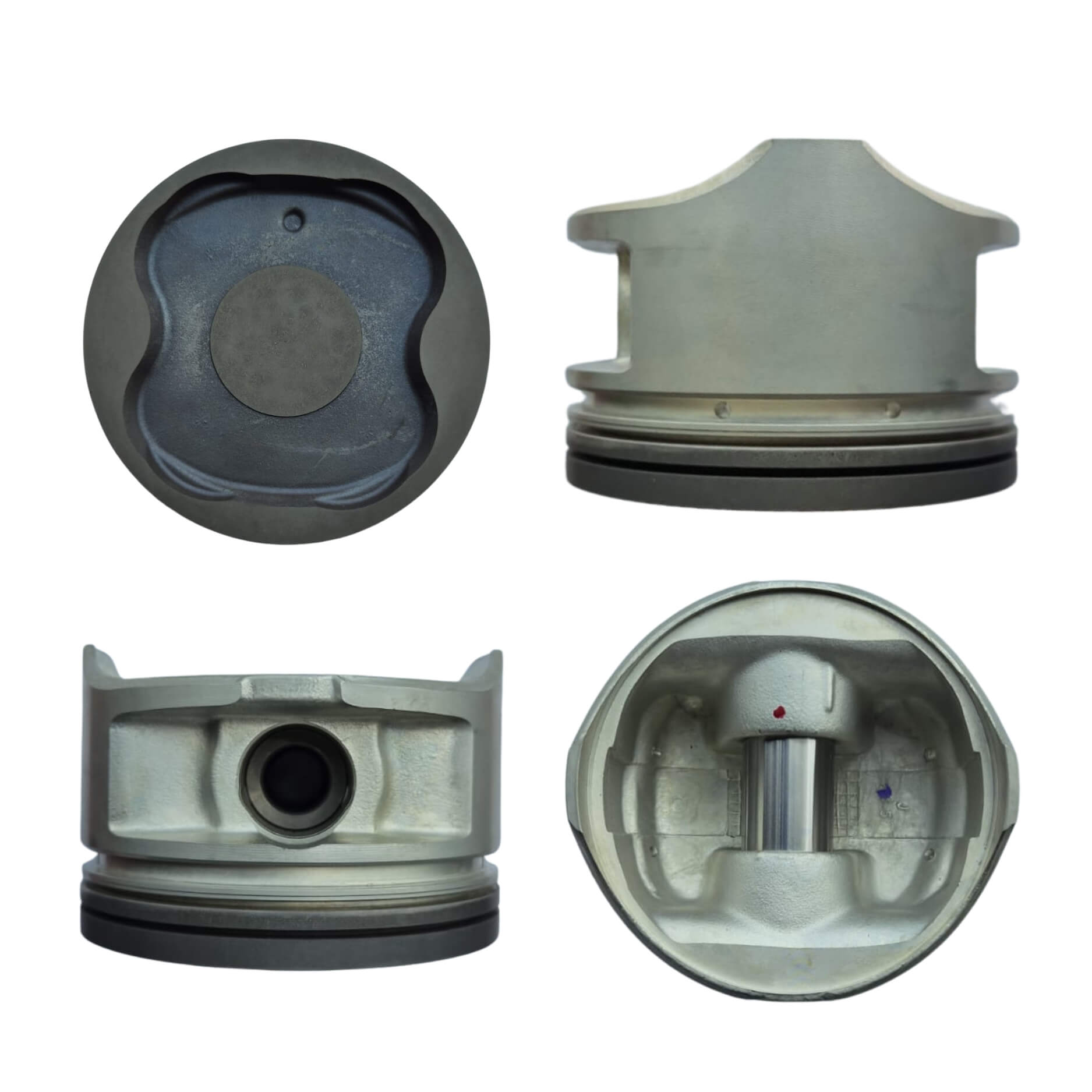 Juego de 6 pistones para Toyota V6 3.4 L (3378cc) DOHC 24 Val. 5VZFE VIN N, V, Tacoma 95-04, Tundra 00-04, T100 95-98, 4Runner 96-02. Diámetro [mm]: 93.50 Diámetro de perno [mm]: 22 Largo de perno [mm]: 62 Distancia de compresión [mm]: 34 P3400T