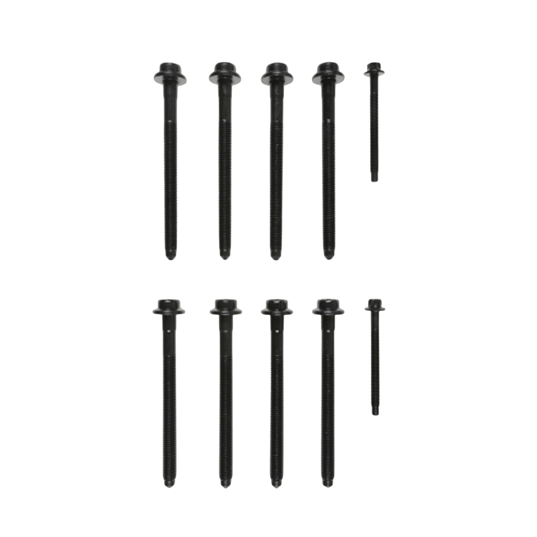 Tornillos de cabeza para 1 lado Ford, Mazda, Mercury, 4.0 l., V6, 12 Válvulas, SOHC, Explorer, Sport, Sport Trac, Ranger, B4000 01/03, Mountainer 02/03 Diámetro tornillo lardo [mm]: 12 Diámetro tornillo corto [mm]: 8 14-10081-01
